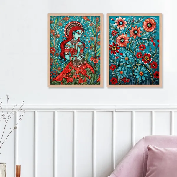 Joyful_Folk_Flower_Wall_Painting