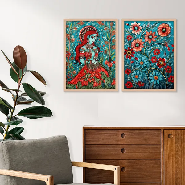 Joyful_Folk_Flower_Wall_Painting