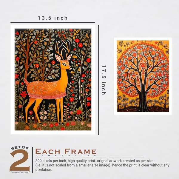 Joyful_Jungle_Dear_Wall_Painting