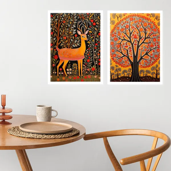 Joyful_Jungle_Dear_Wall_Painting