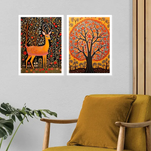 Joyful_Jungle_Dear_Wall_Painting