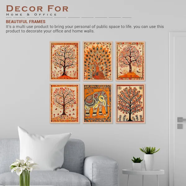 Orange_Colour_Tree_Art
