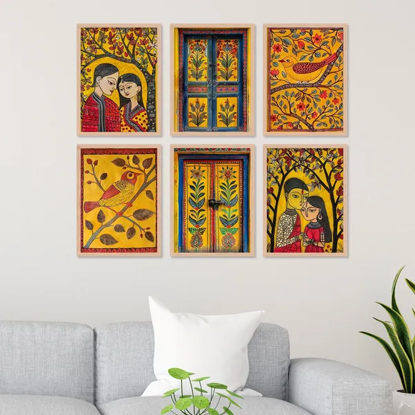 Love_Garden_Madhubani_Wall_Art