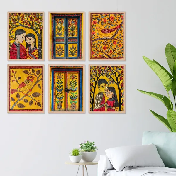 Love_Garden_Madhubani_Wall_Art