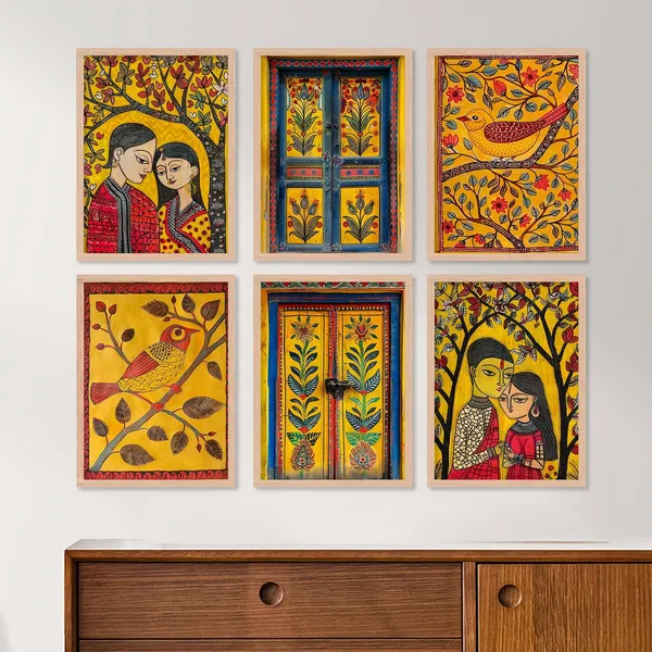 Love_Garden_Madhubani_Wall_Art