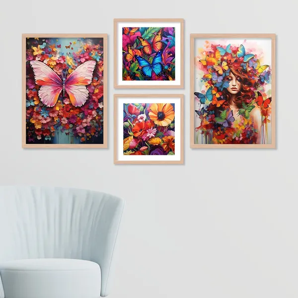 Multicolour_Butterfly_Art