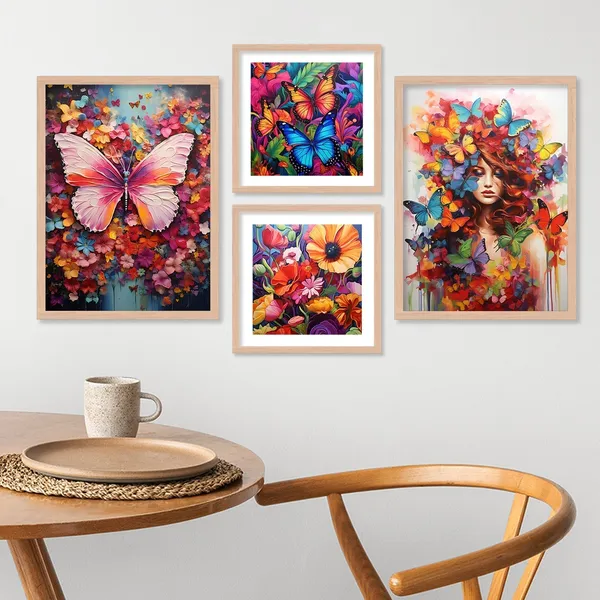 Multicolour_Butterfly_Art