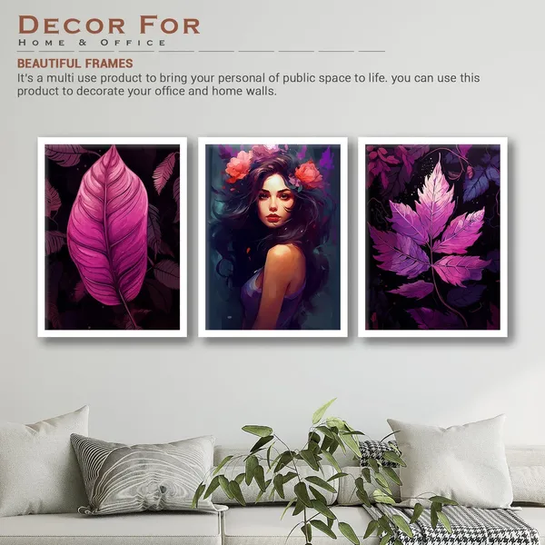 Purple_Colour_Leaf_Art