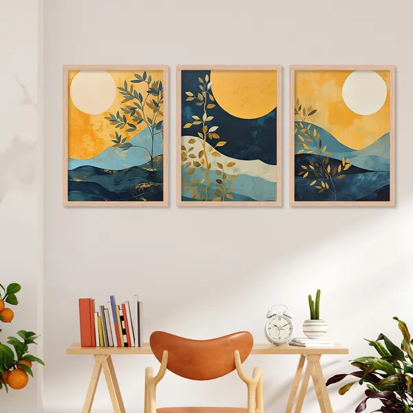 Unique_Golden_Tree_Wall_Art
