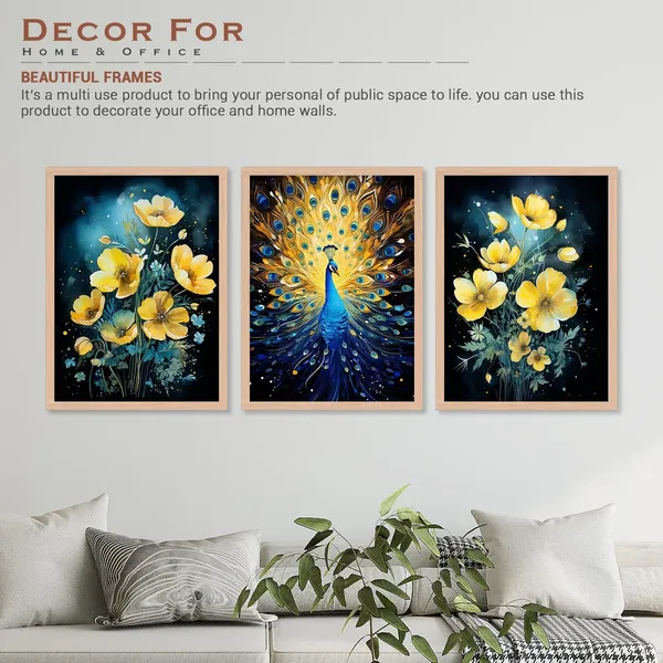 Amazing_Flower_And_Peacock_Art