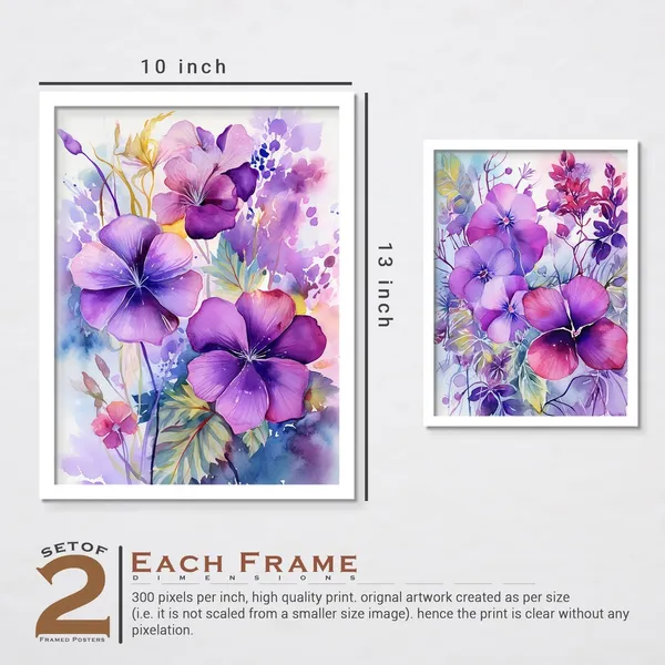 New_Purple_Colour_Flower_Art