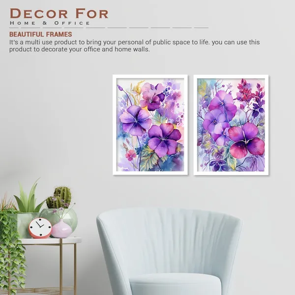 New_Purple_Colour_Flower_Art