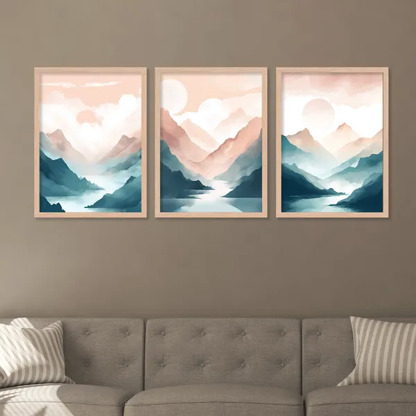 New_Brush_Painting_Of_Mountains
