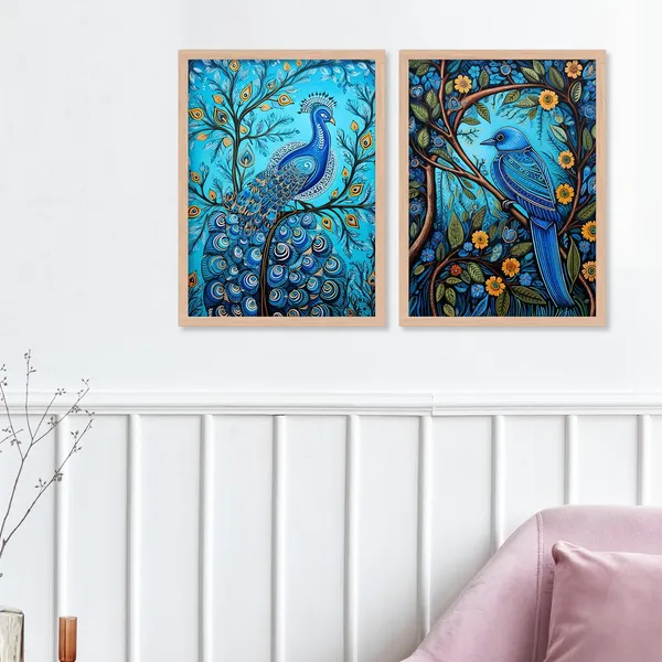 Peacock_And_Bird