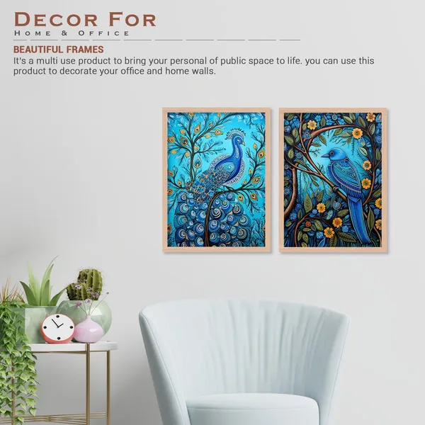 Peacock_And_Bird