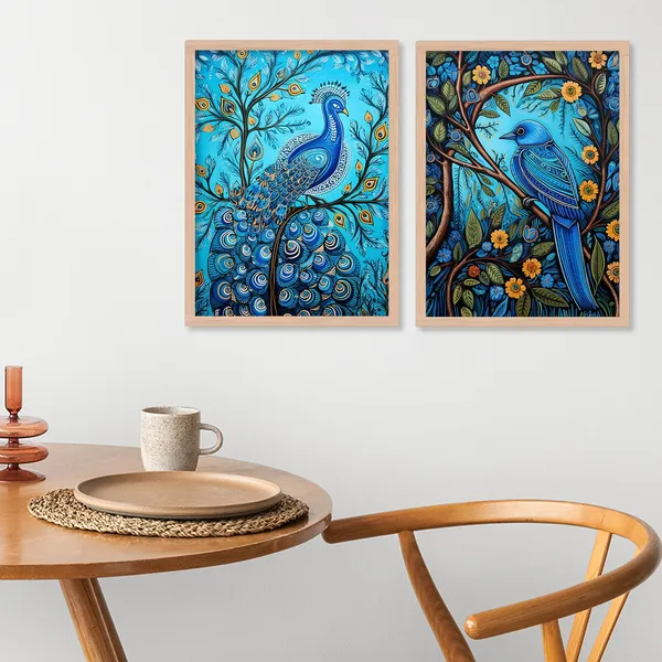 Peacock_And_Bird