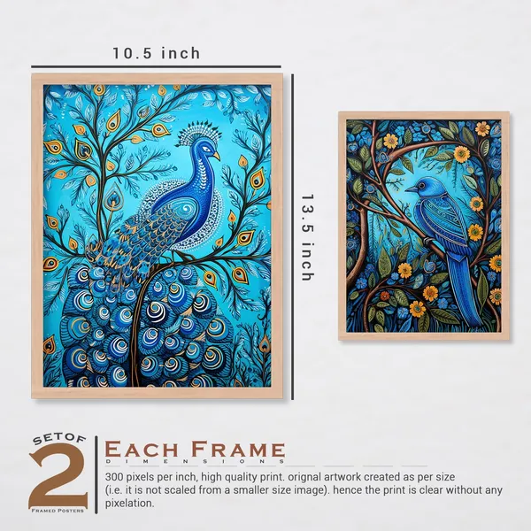 Peacock_And_Bird