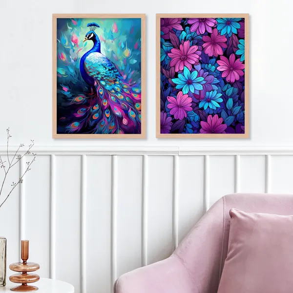 Peacock_Flower_Art