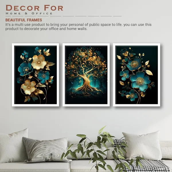 Golden_Flower_And_Tree_Art