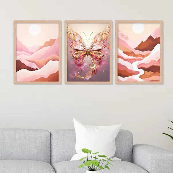 Golden_Butterfly_Wall_Art