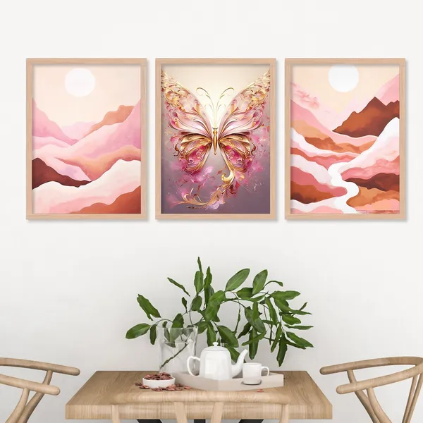 Golden_Butterfly_Wall_Art