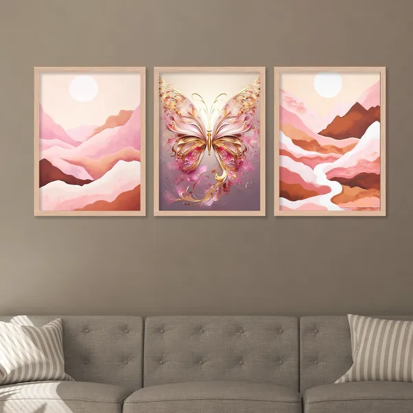 Golden_Butterfly_Wall_Art