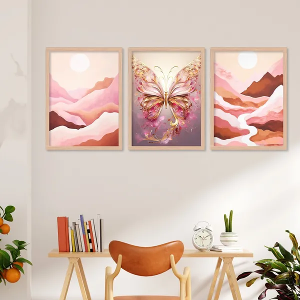 Golden_Butterfly_Wall_Art