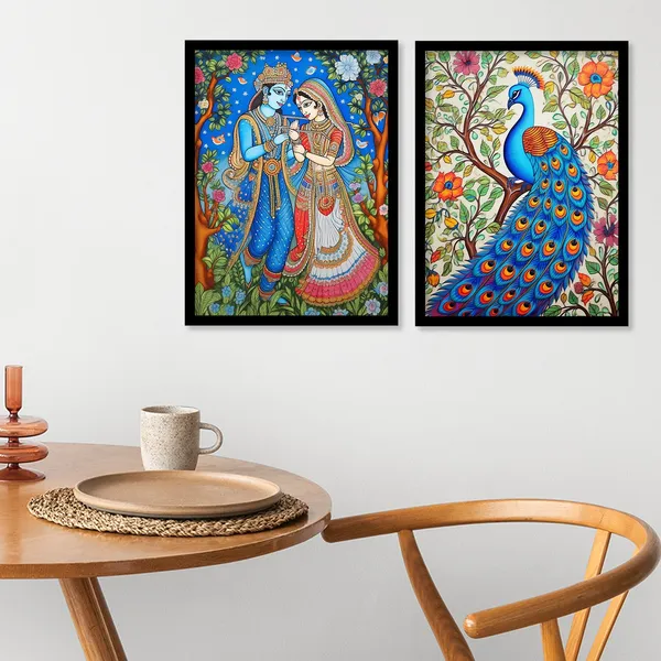 Radha_Krishna_Ji_Madhubani