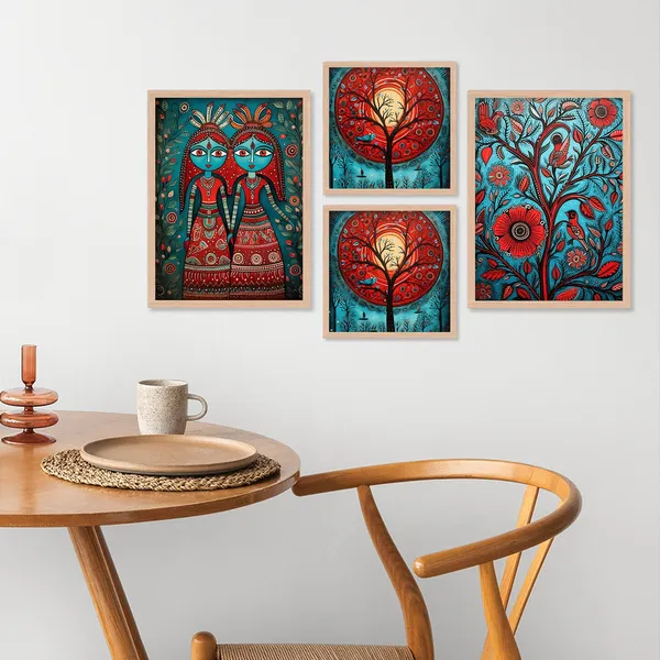 Sunset_Flower_Wall_Painting