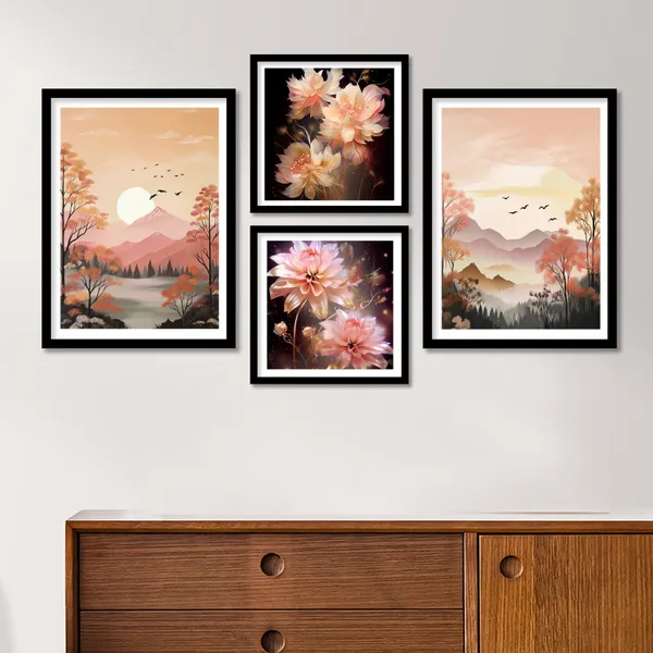 Sunset_View_In_Jungle_Wall_Art