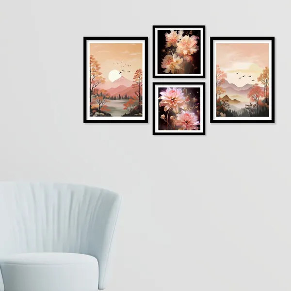 Sunset_View_In_Jungle_Wall_Art