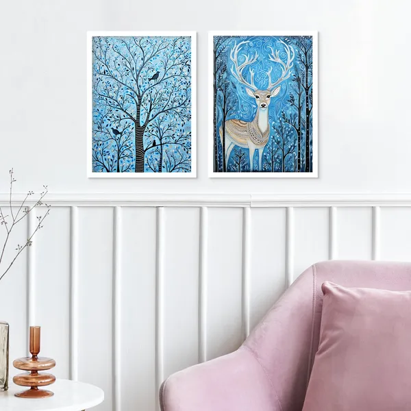 Swamp_Deer_And_Bird