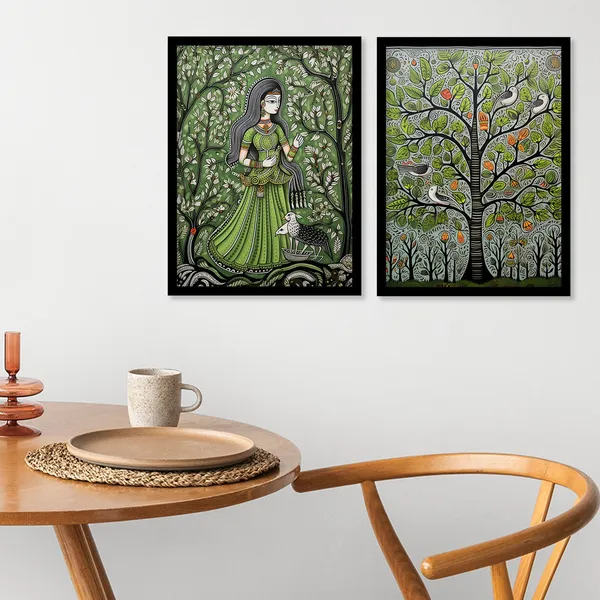 Traditional_Madhubani_Framed