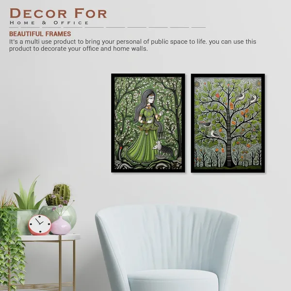 Traditional_Madhubani_Framed