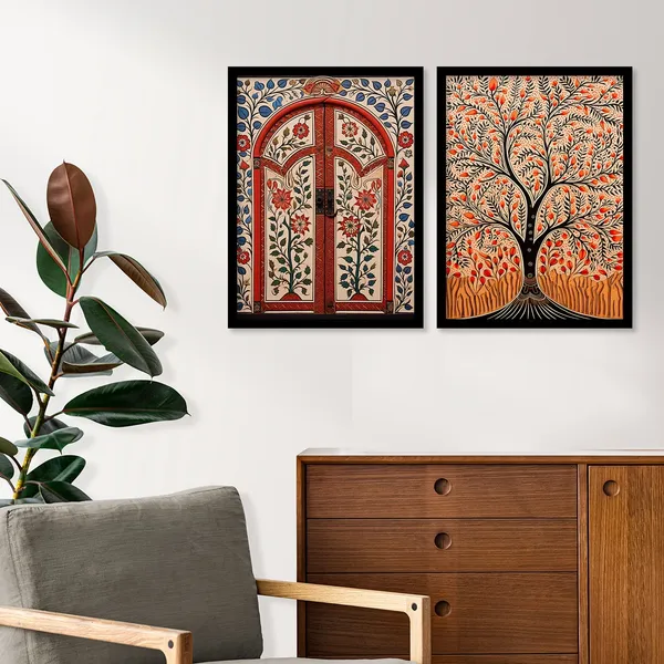 Tree_Madhubani