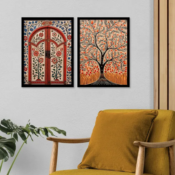 Tree_Madhubani