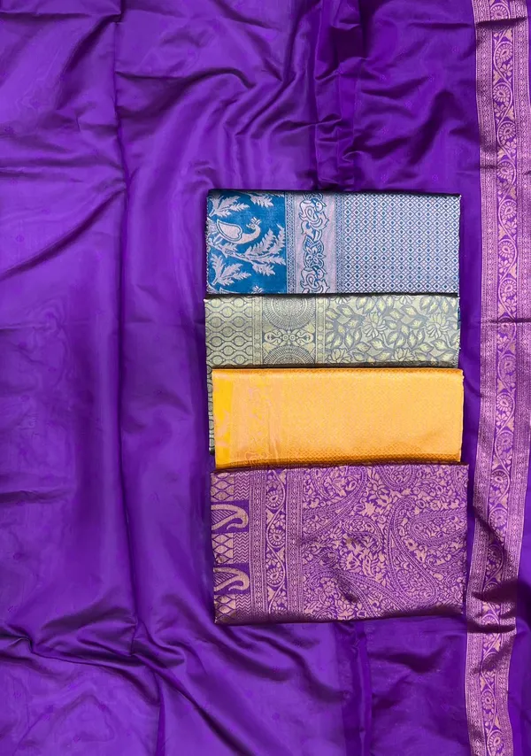 Yellow_Designer_Banarasi_Silk_Saree_Collection