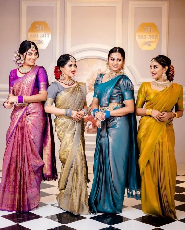 Yellow_Designer_Banarasi_Silk_Saree_Collection