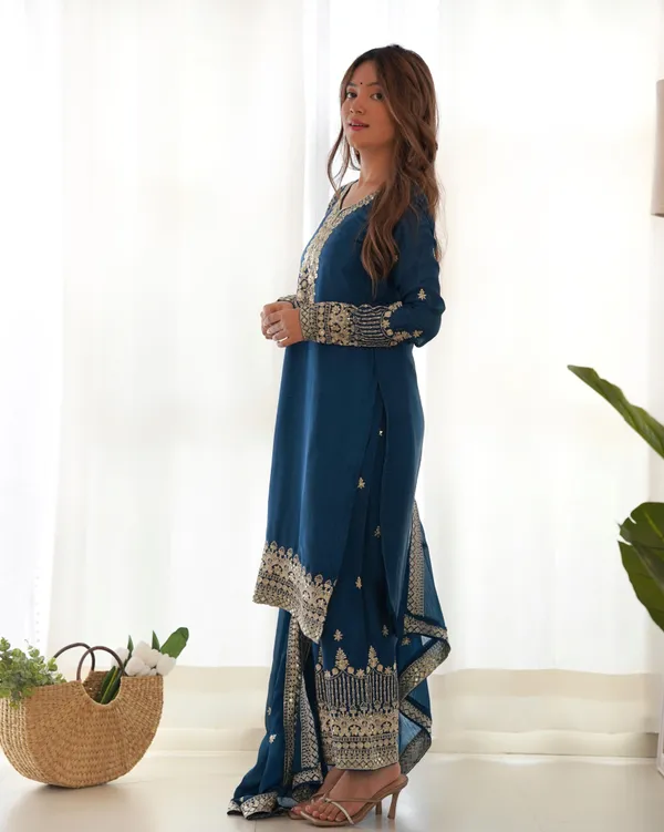 Navy_Blue_Premium_Embroidered_Kurta_Pant_And_Dupatta