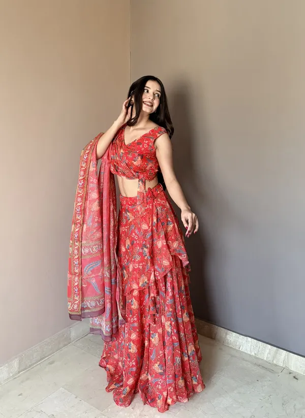 Red_Designer_Printed_Lehenga_Choli_With_Dupatta
