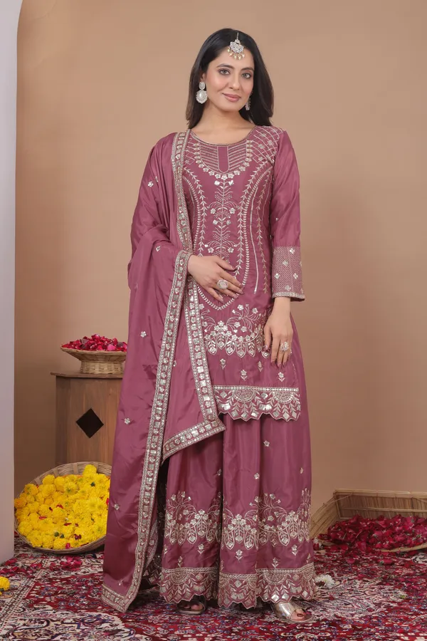 Dusty_Pink_Embroidered_Kurti_Sharara_Set_With_Dupatta