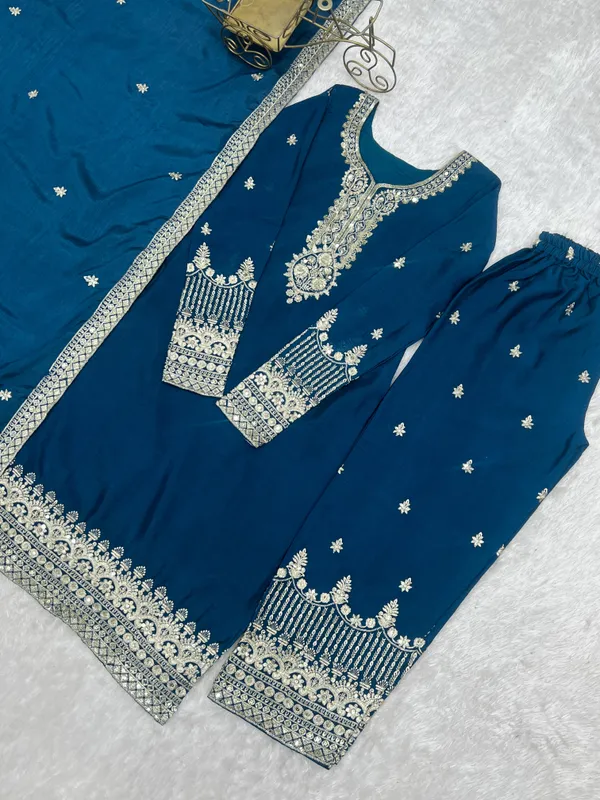 Navy_Blue_Premium_Embroidered_Kurta_Pant_And_Dupatta