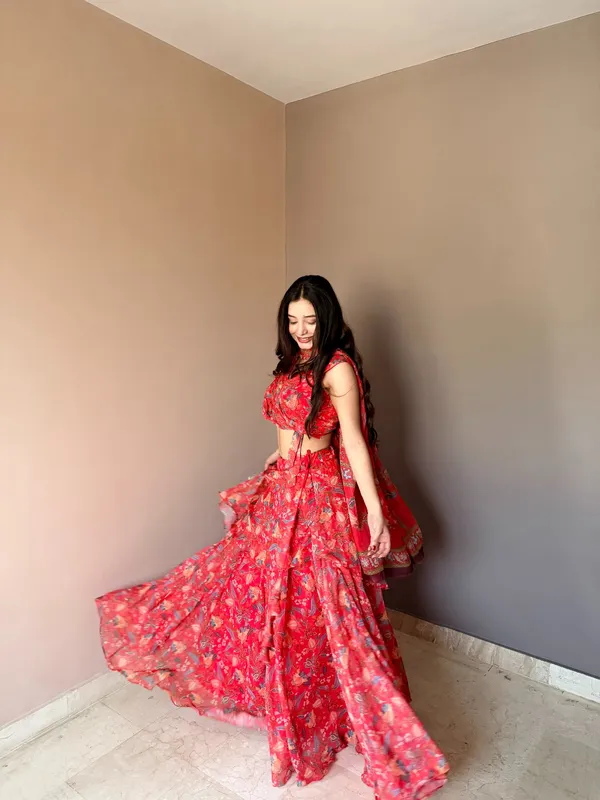 Red_Designer_Printed_Lehenga_Choli_With_Dupatta