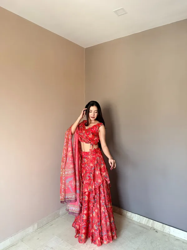 Red_Designer_Printed_Lehenga_Choli_With_Dupatta