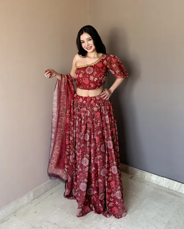 Maroon_Stylish_Printed_Lehenga_Choli