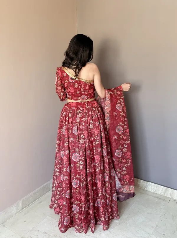 Maroon_Stylish_Printed_Lehenga_Choli