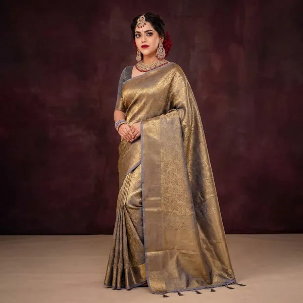Golden_Designer_Banarasi_Silk_Saree_Collection