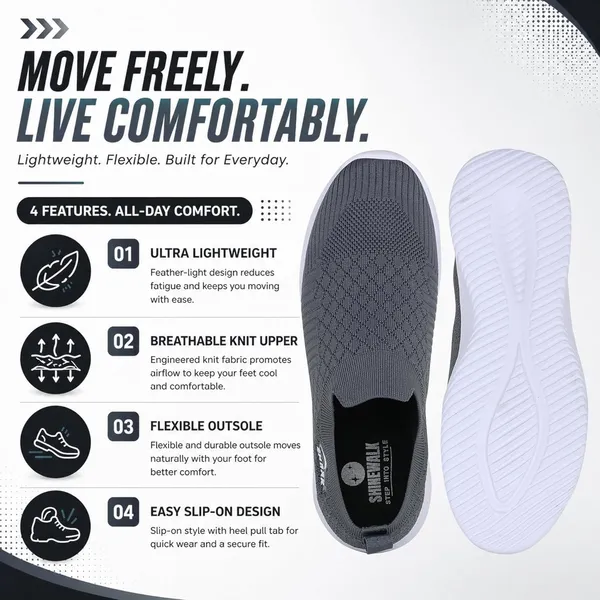 Styvora__Hazel_06_Grey__Women’s_Slip-On_Walking_Shoes_|_Lightweight_Knit_Sneakers_|_Comfortable_Casual_Sports_Shoes_with_Cushioned_Sole_|