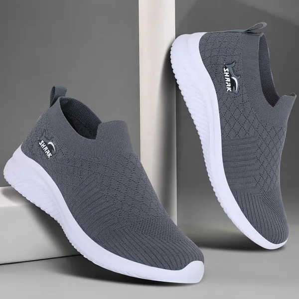 Styvora__Hazel_06_Grey__Women’s_Slip-On_Walking_Shoes_|_Lightweight_Knit_Sneakers_|_Comfortable_Casual_Sports_Shoes_with_Cushioned_Sole_|