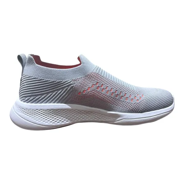 Grey_Knit_Upper_With_Memory_Foam_Sole_Flat_Walking_Shoes_For_Men
